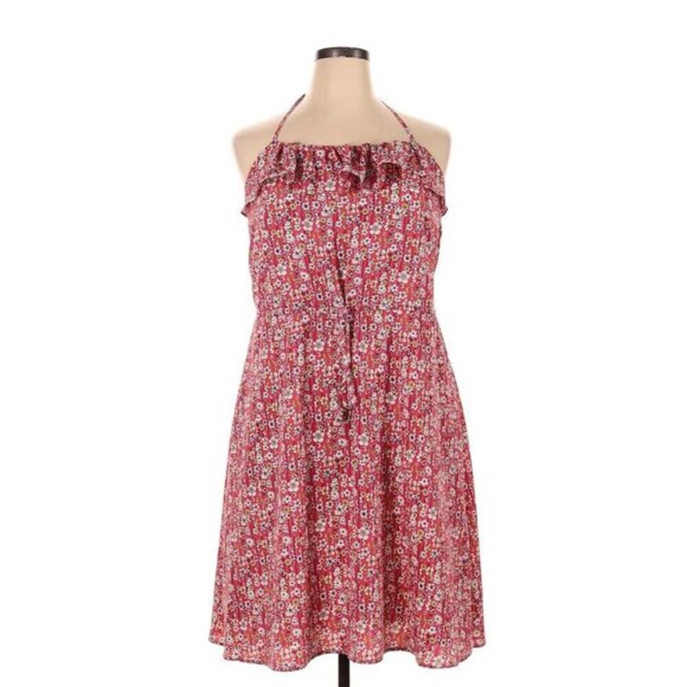 Liberty of London x Target Floral Halter Dress Spring Girly Multi-Color Medium